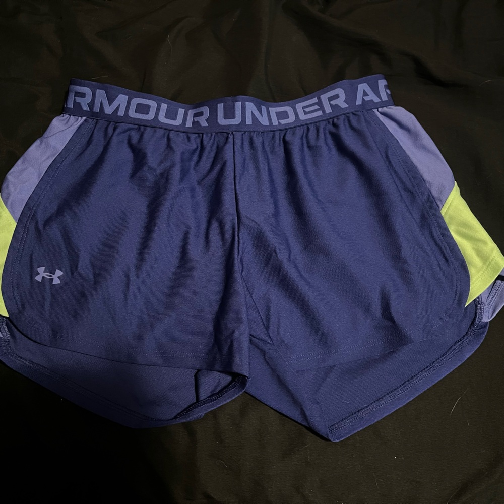 Under Armour Blue and Green Shorts